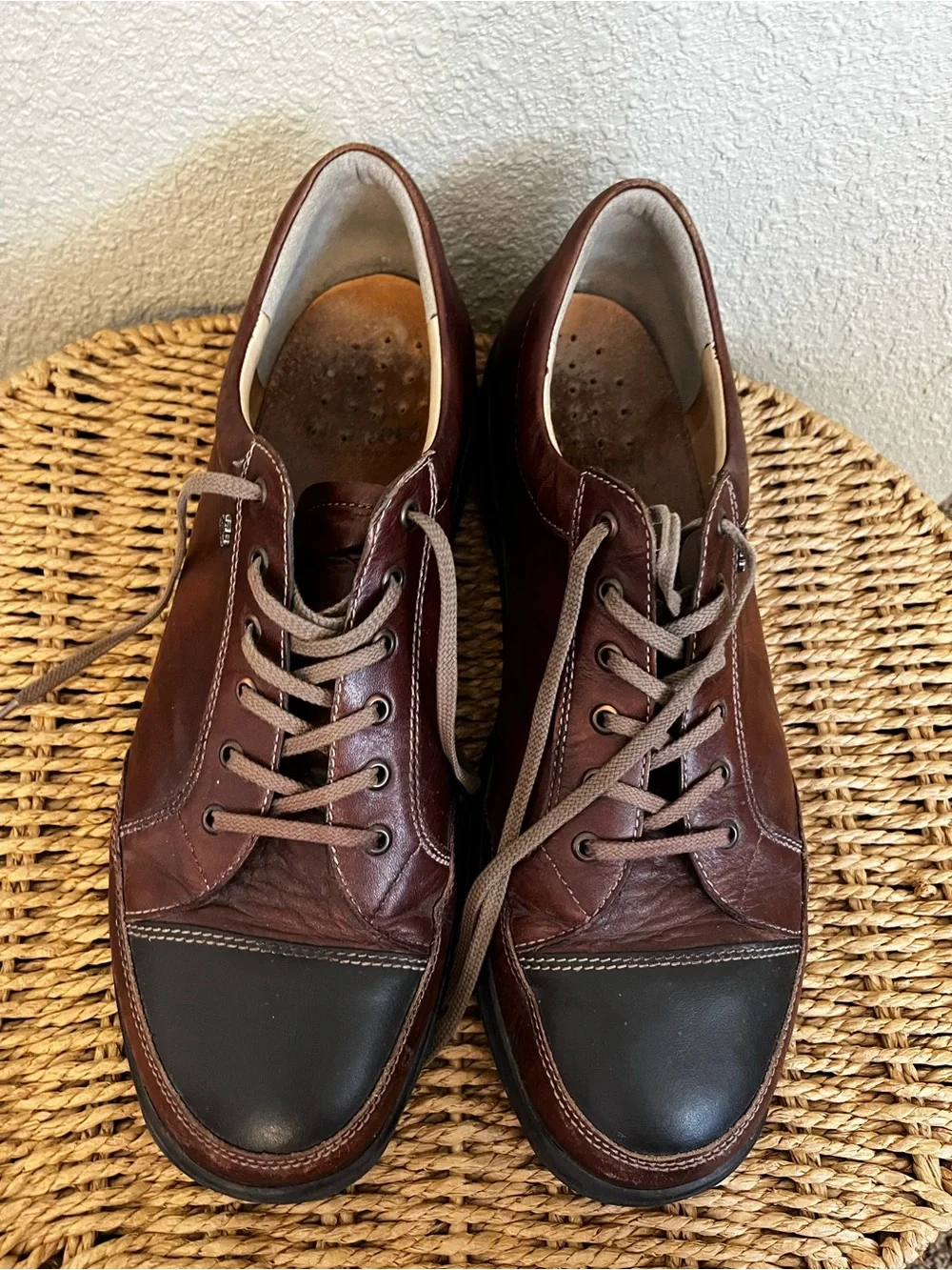 Finn Comfort‎ Alamo Oxford Leather Lace Up Work Comfort Shoes Men’s Size 11.5